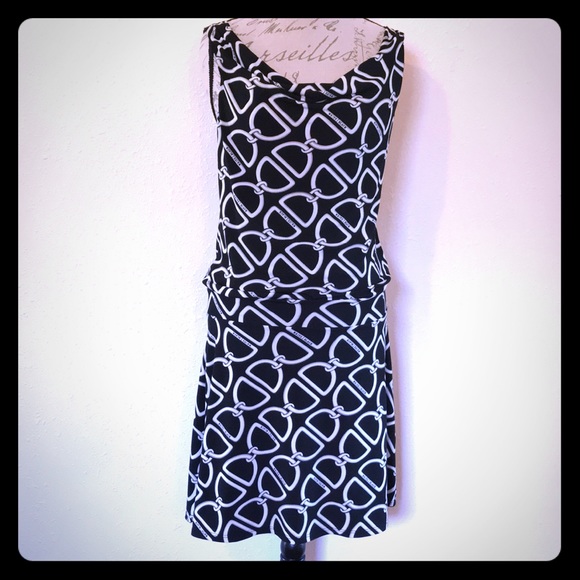 WHBM | Chain Link Pattern Sleeveless Dress - Picture 7 of 7